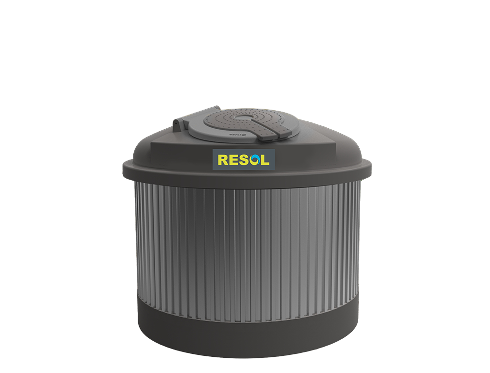 Semi-ondergrondse container